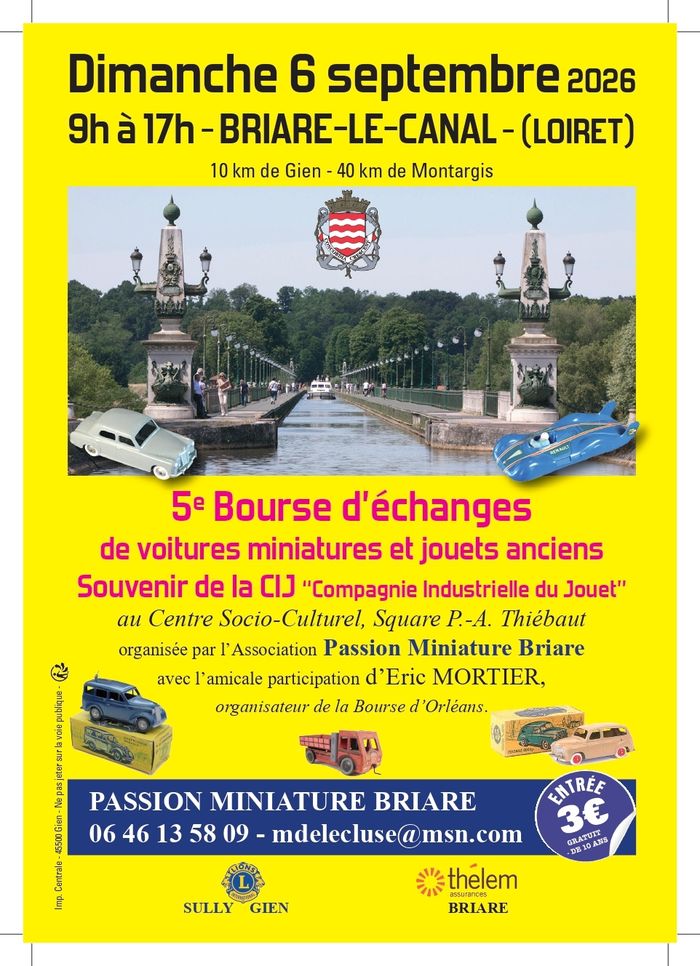 5e Bourse d'échanges de voitures miniatures et jouts anciens