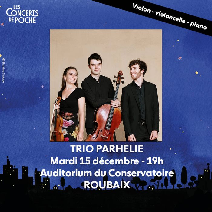 LE TRIO PARHÉLIE EN CONCERT À ROUBAIX (59)