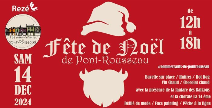 Les  commerçants de Pont Rousseau fêtent Noël