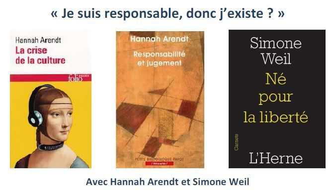 (Lecture débat) "Je suis responsable, donc j’existe ?"