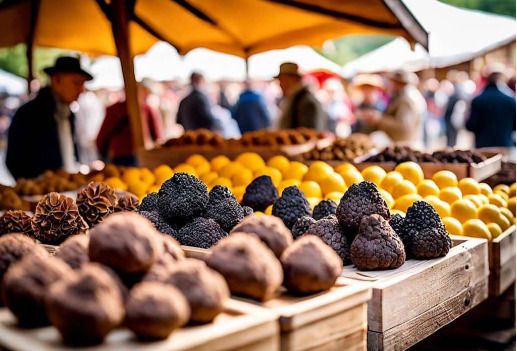 Marché aux truffes