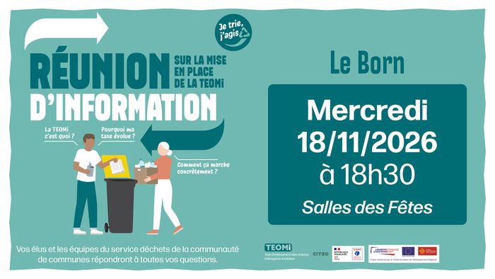 Réunion publique d'information TEOMi - Le Born