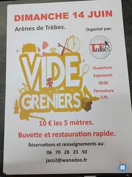 Vide Greniers Trèbes Tennis de Table