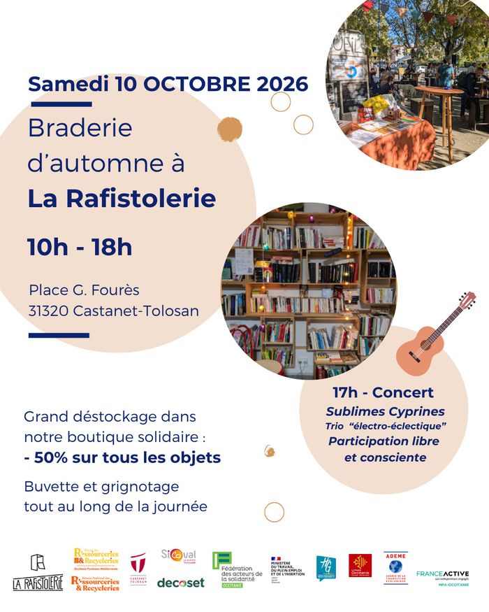 Braderie d'automne de La Rafistolerie