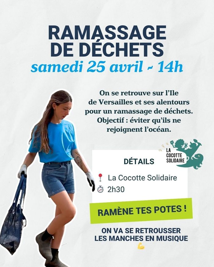 Ramassage de déchets avec Wings of the Ocean