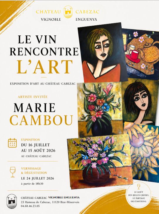 Exposition: "Le vin rencontre l'art"