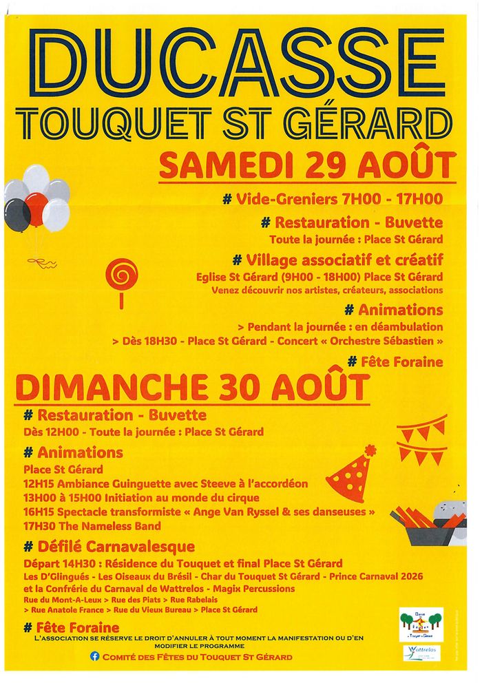 Vide-greniers du Touquet Saint-Gérard
