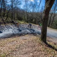 Cyclisme- ascension du col de Frontfroide
