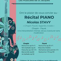 Nicolas Stavy - Chopin Fauré, regards croisée