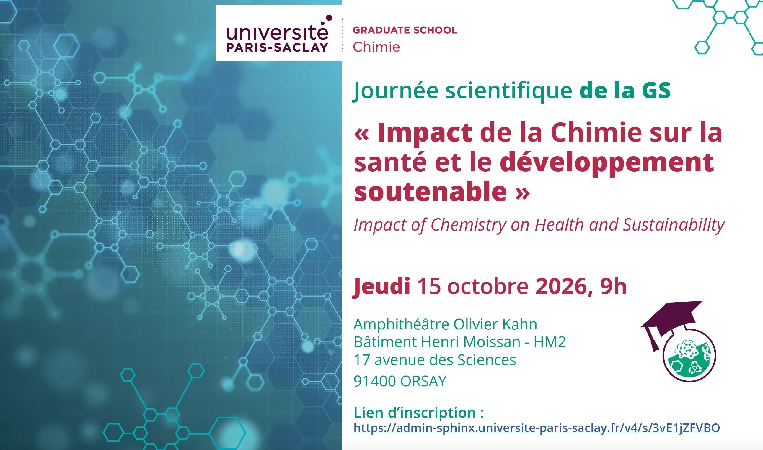 Journée scientifique de la GS Chimie
