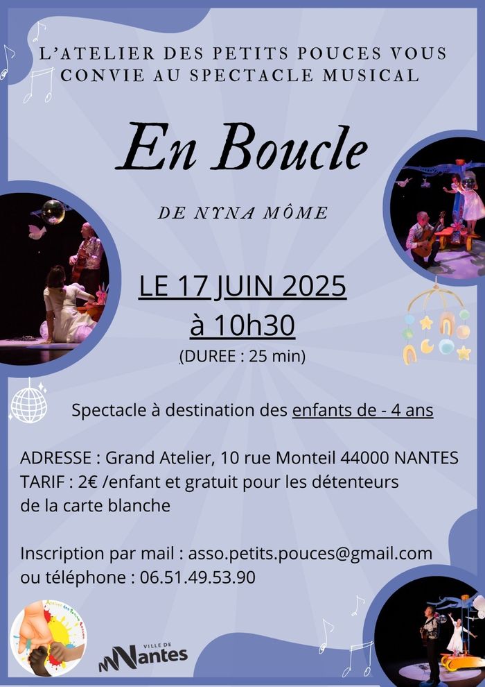 Spectacle proposé "En Boucle" de Nyna Mômes