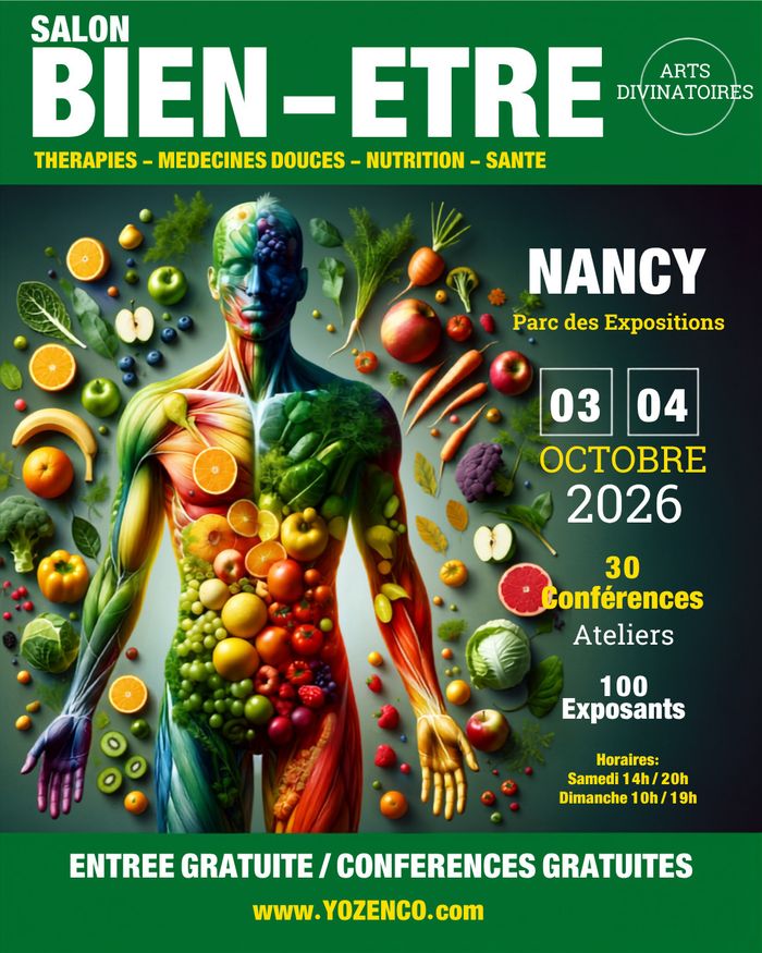 Salon Bien-être, Médecines Douces et Arts Divinatoires au Parc des Expositions à NANCY - 4ème édition