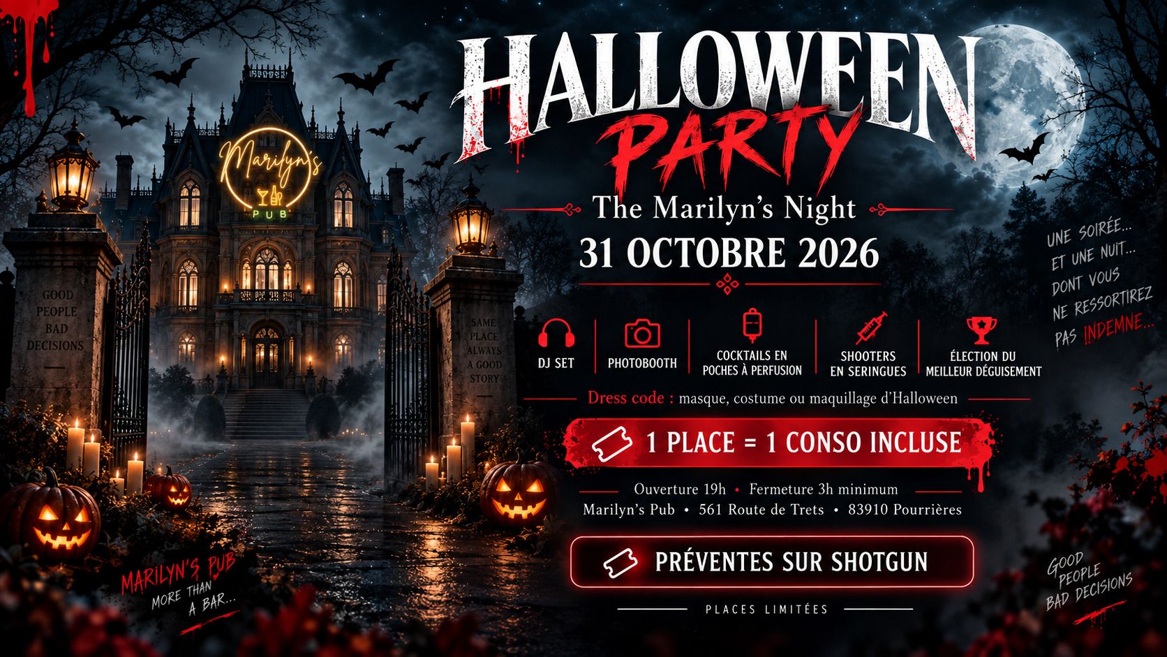 Halloween Night Marilyn’s