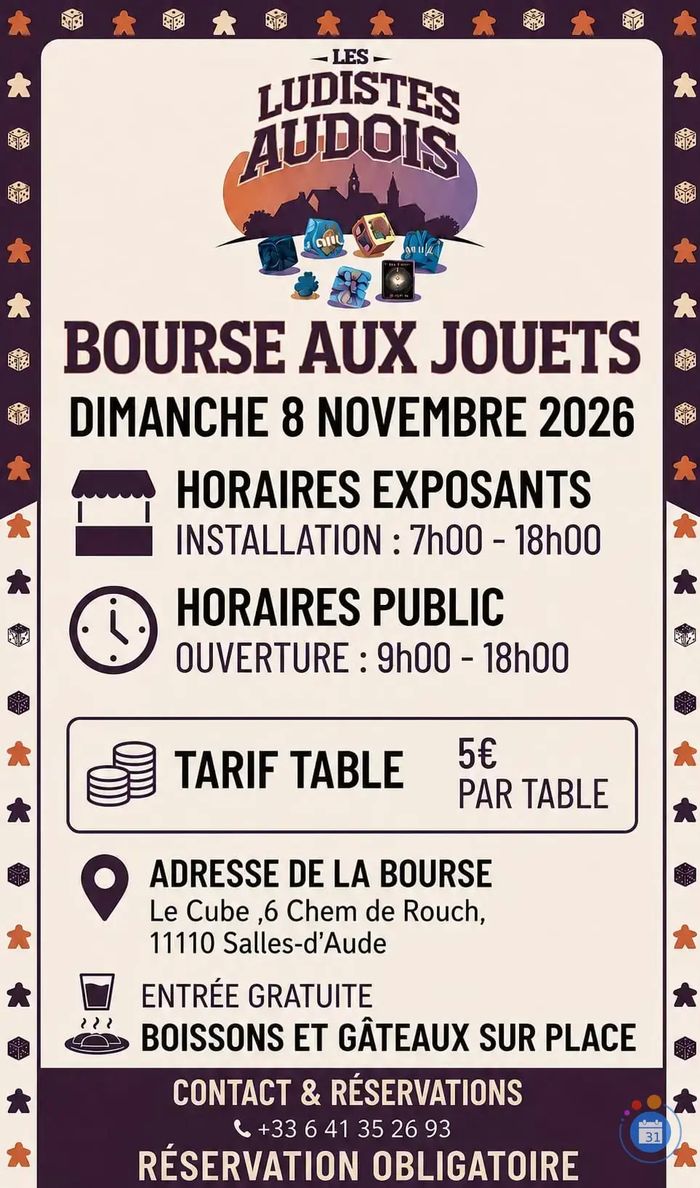 Bourse aux jouets