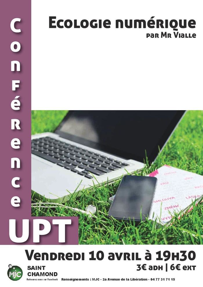 Conférence UPT : écologie numérique