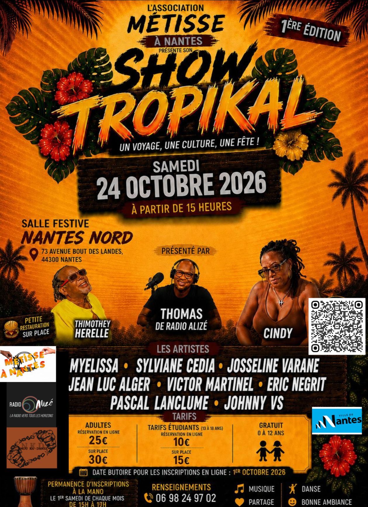 Le Show Tropikal de Métisse à Nantes