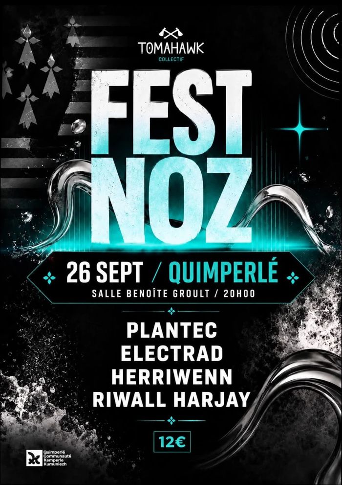Affiche, Fest noz avec Plantec
