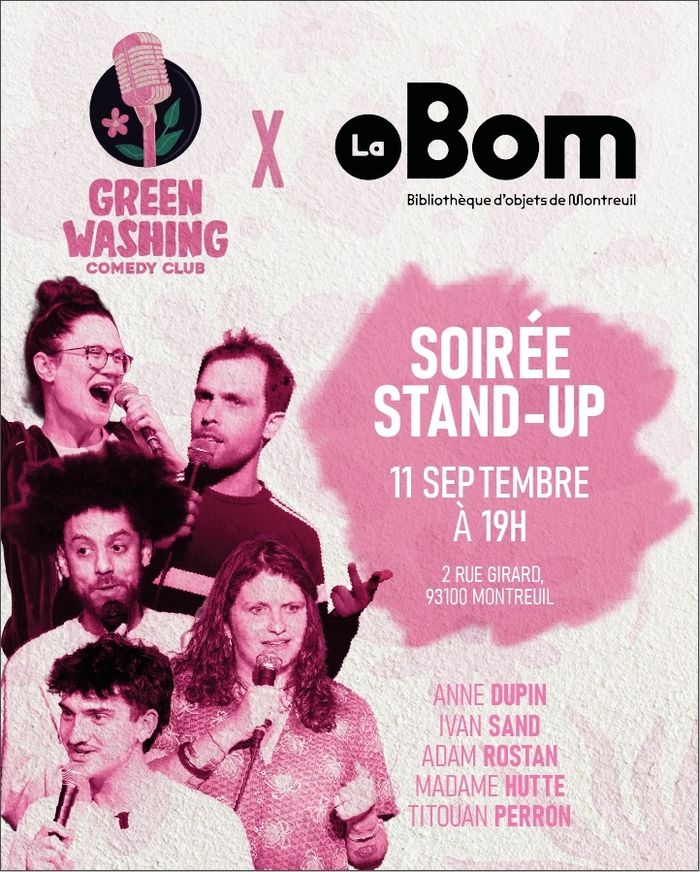 Le greenwashing comedy club revient à la BOM