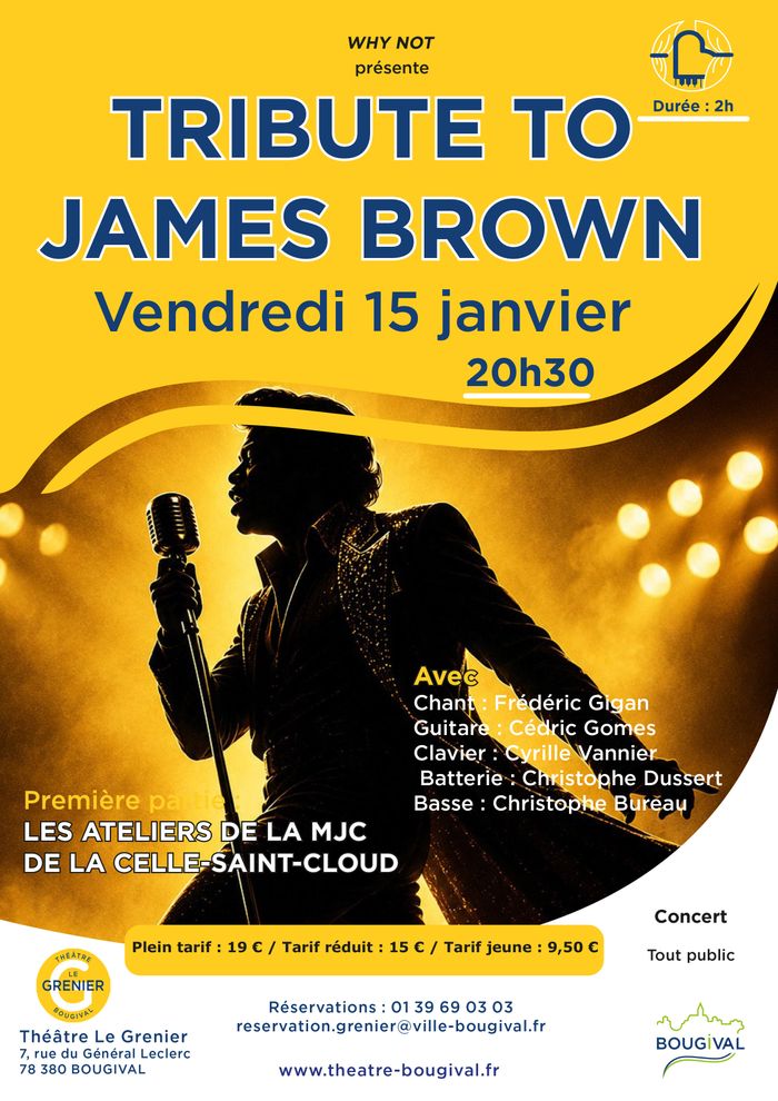 Ce voyage au cœur des légendes musicales rend hommage avec le groupe Why Note à l’immense James Brown, l’homme qui a changé l’histoire de la musique...