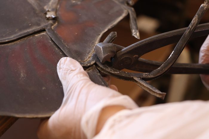 Démonstrations de création et de restauration de vitraux d'art