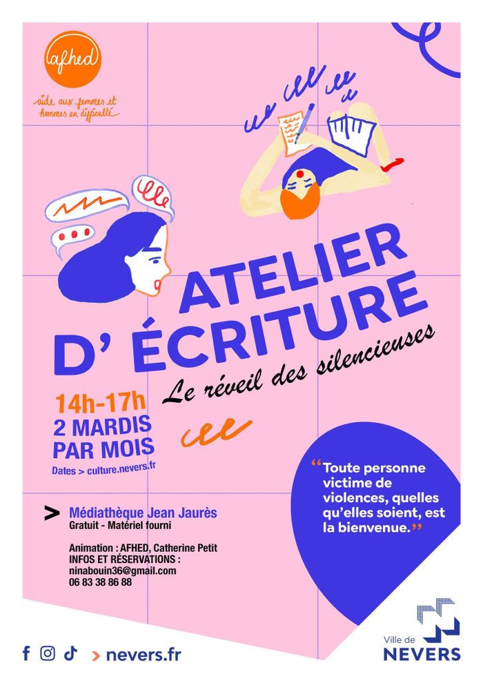 Le réveil des silencieuses - Atelier d'écriture