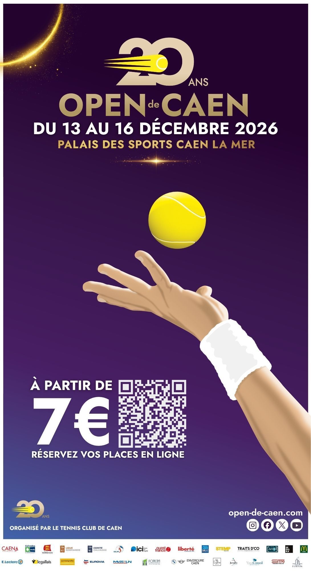 20ème édition de l'Open de tennis de Caen