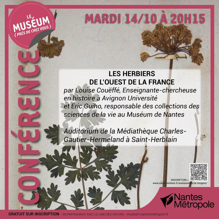 Conférence : Les herbiers de l'Ouest de la France