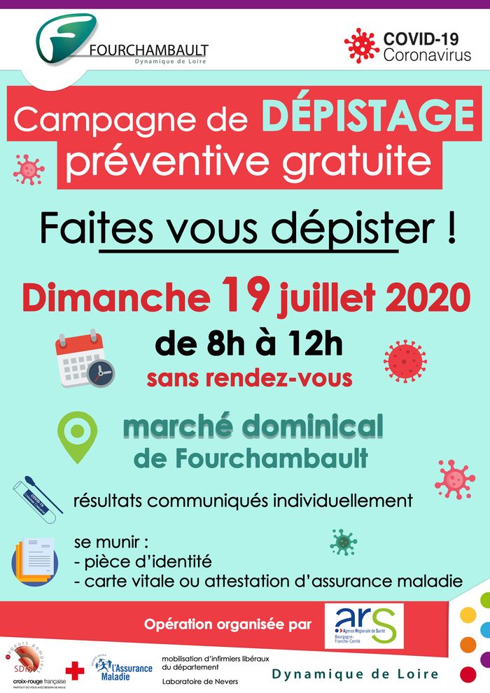 Campagne de dépistage gratuite et sans rendez-vous
