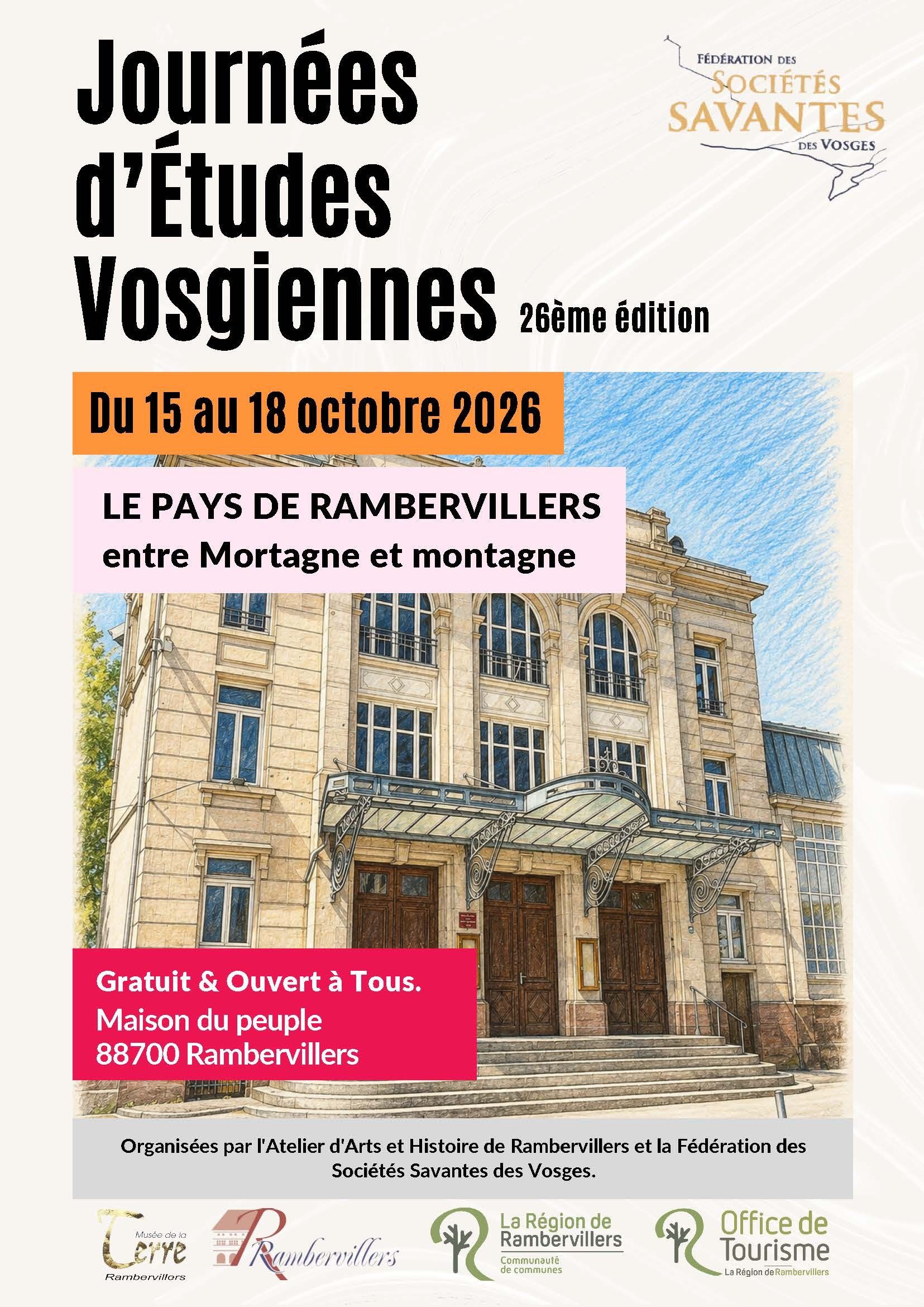 Journées d'Etudes Vosgiennes