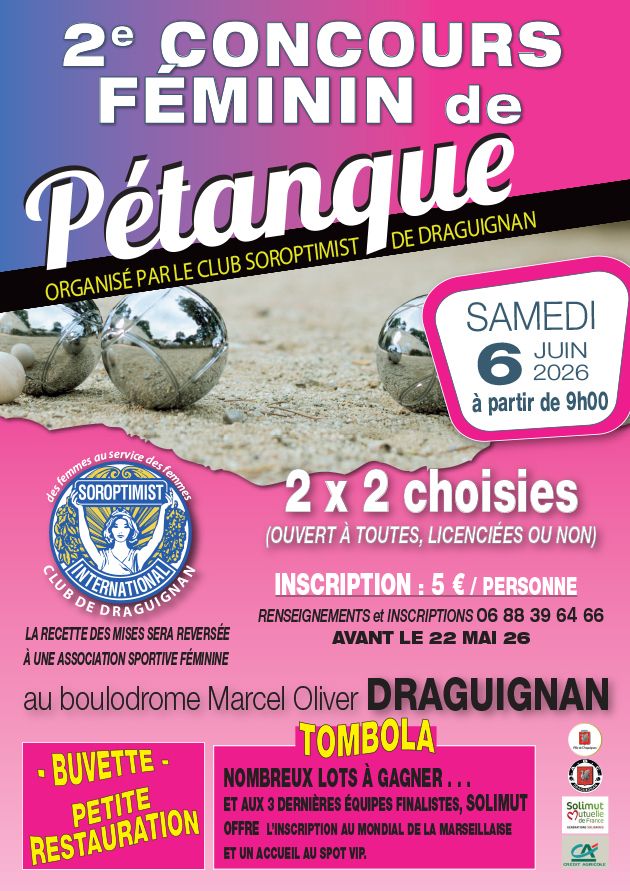 2e Concours féminin de pétanque 2x2