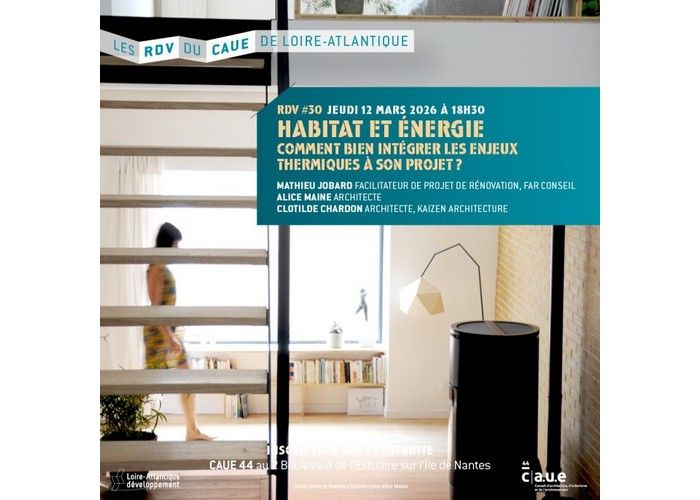 RDV#30 du CAUE : Habitat et énergie