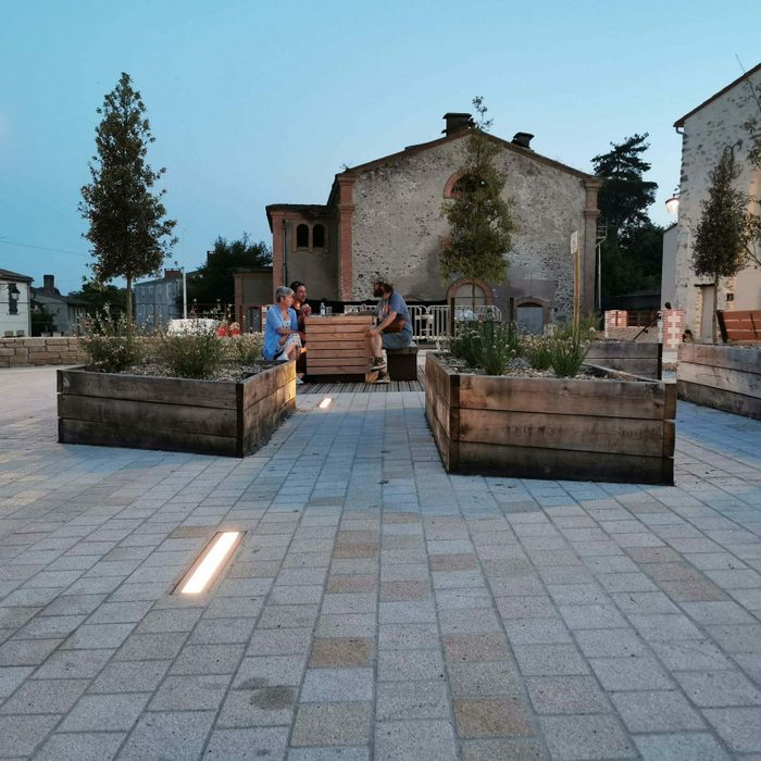 Visite commentée de l'aménagement des Terrasses de la Porte Palzaise, à Clisson