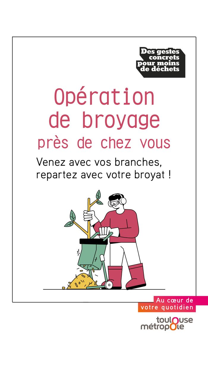 Opération de broyage