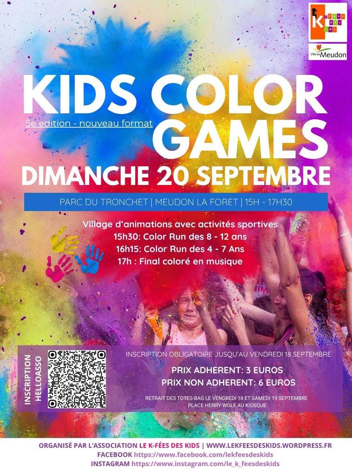 Le K-Fées des Kids revient pour une 5e edition des Kids Color Games