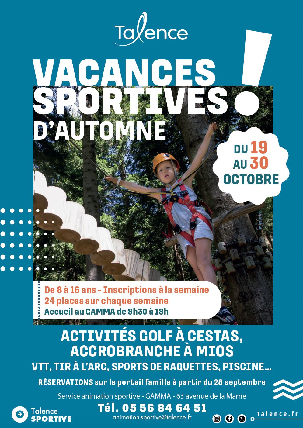 Vacances sportives d'automne