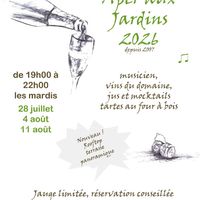 Apér'aux jardins 2026