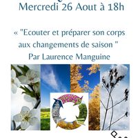 Conférence " Ecouter et préparer son corps aux changements de saison"