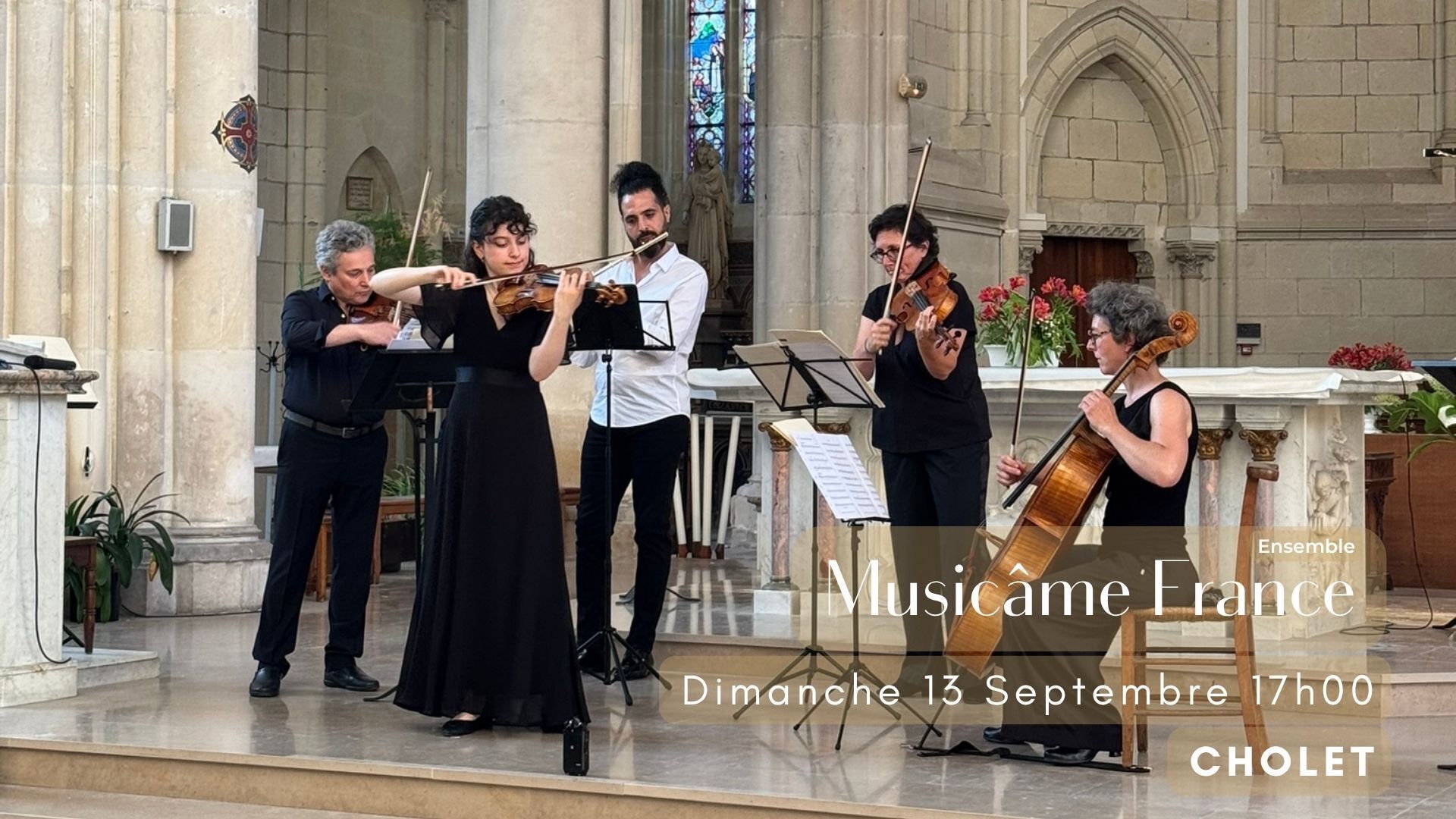 Concert à Cholet : Ravel, Debussy, Cantemir, Mozart, Bach, Doppler, Piazzolla, Vivaldi