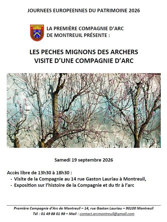 Les pêchers mignons des archers : visite d'une Compagnie d'Arc