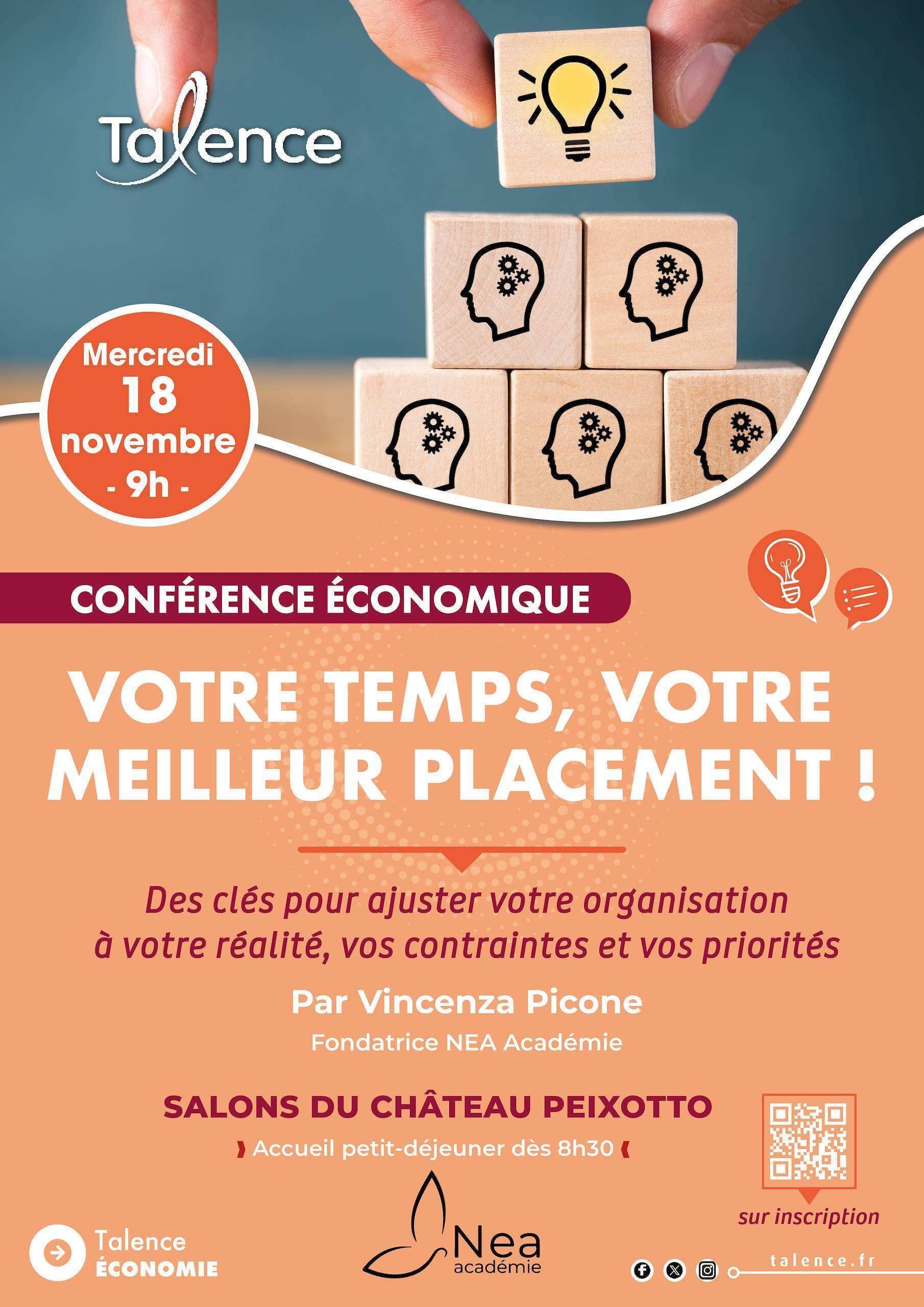Conférence "Votre temps, votre meilleur placement !"