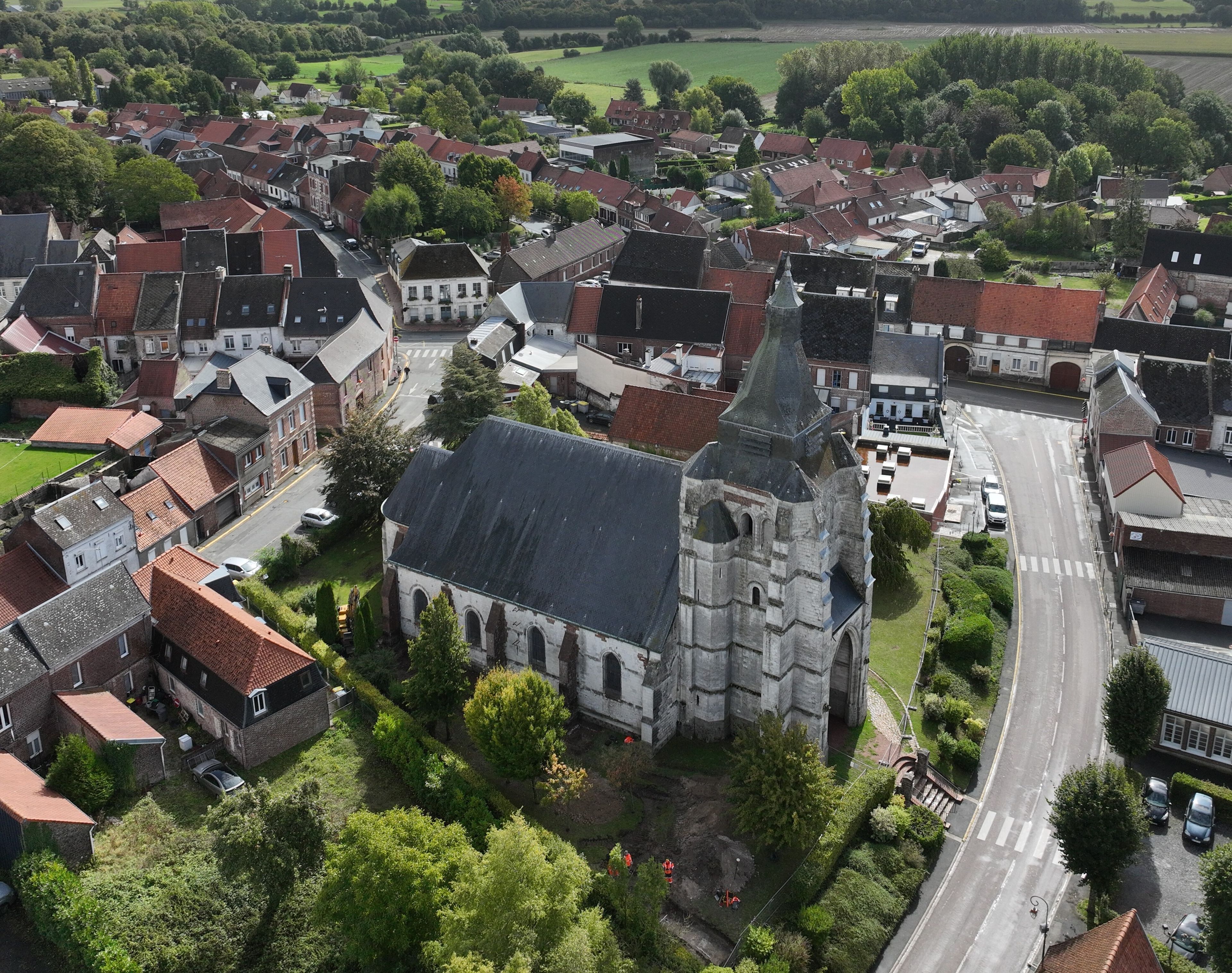 Présentation du Diagnostic archéologique du parc de l'Eglise St Nicolas