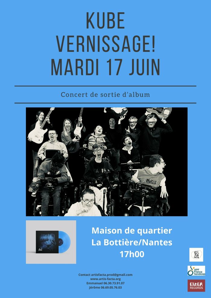 Concert/vernissage de l'album "l'amour est beau" du groupe KubE