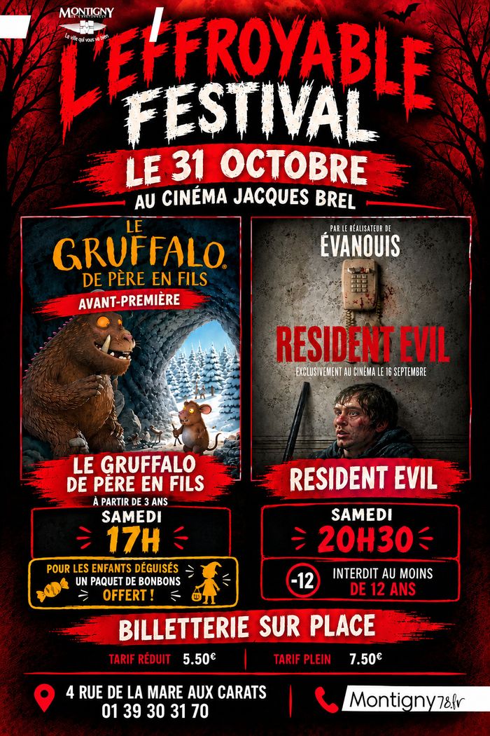 Le 31 octobre, préparez-vous pour une soirée spéciale placée sous le signe de l’horreur, des frissons… et des bonbons ! 😱🍬