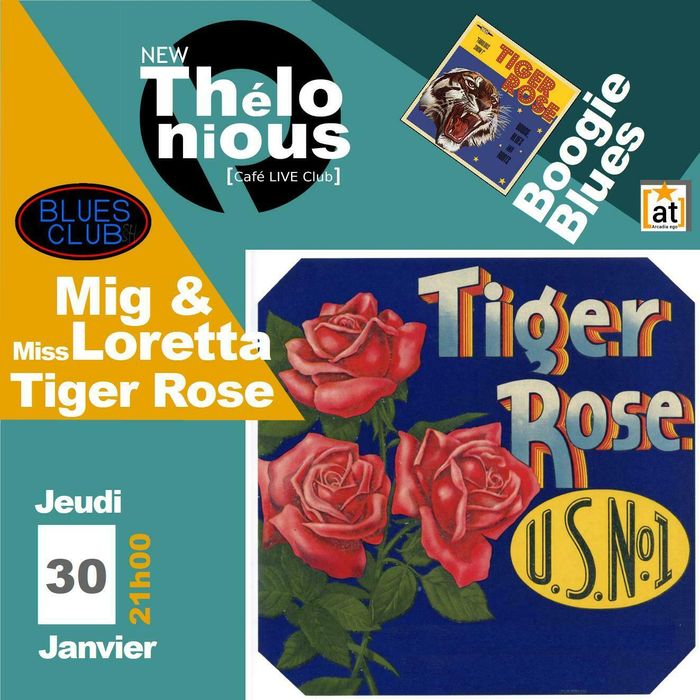 "Blues Club" Tiger Rose Mig & Miss Loretta