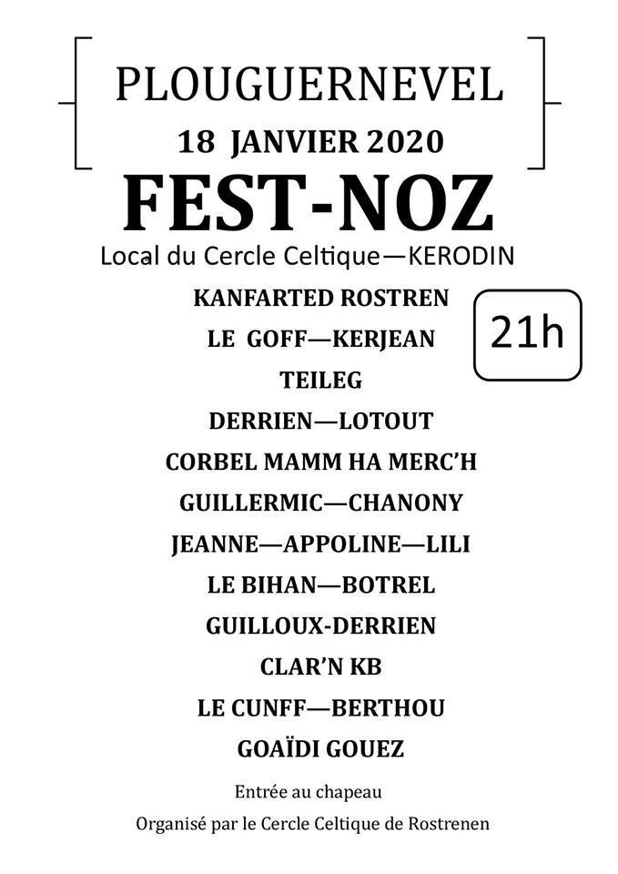 Fest-noz du cercle celtique de Rostrenen