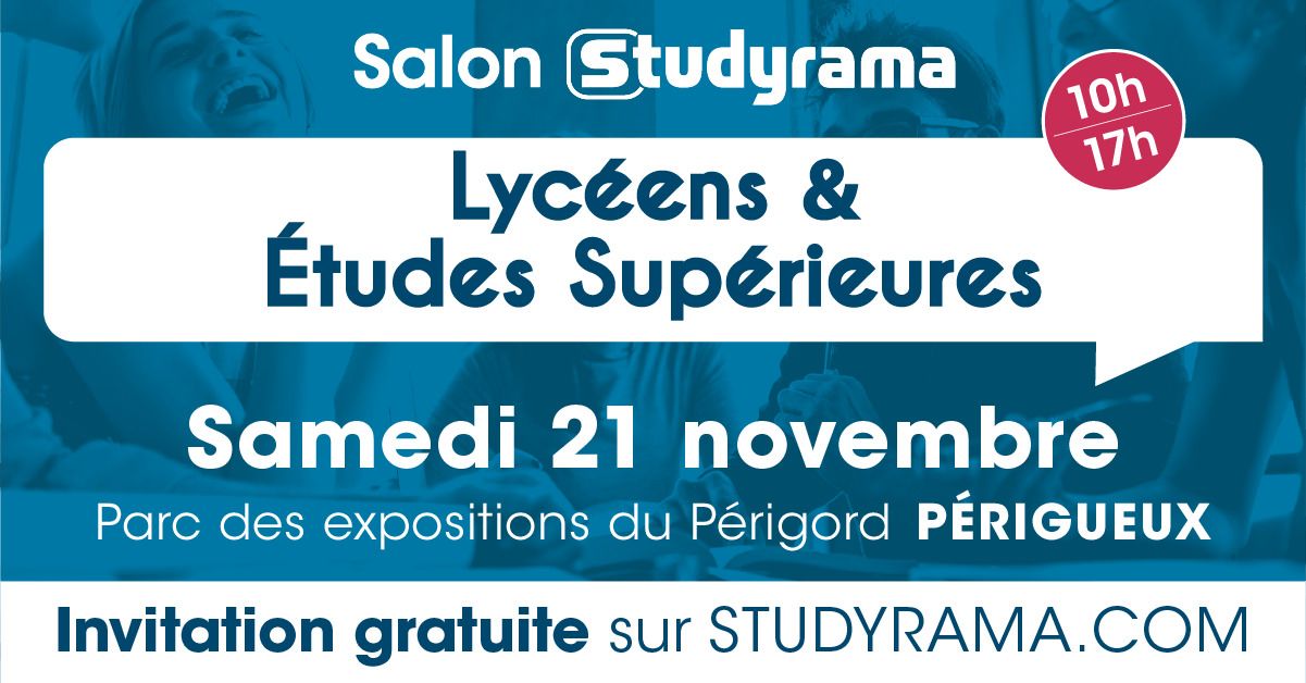 Salon Studyrama des lycéens et des études supérieures de Périgueux
