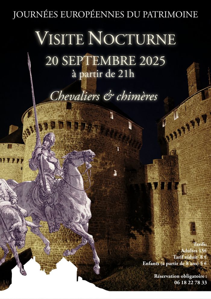 Visite nocturne du château illuminé