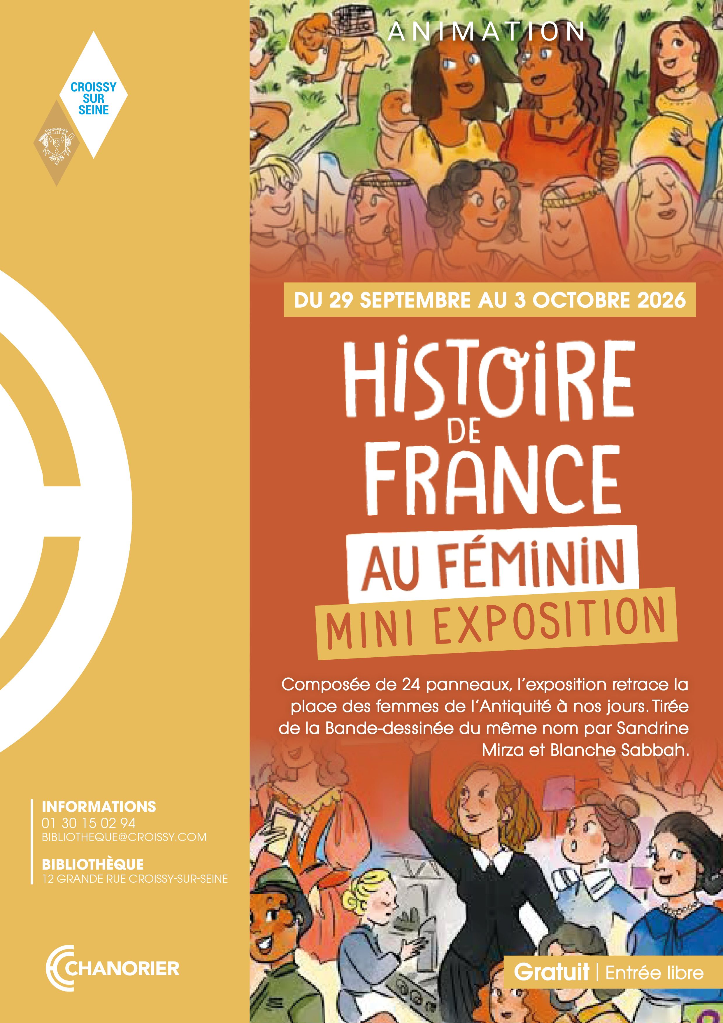 Expo Histoire de France au féminin
