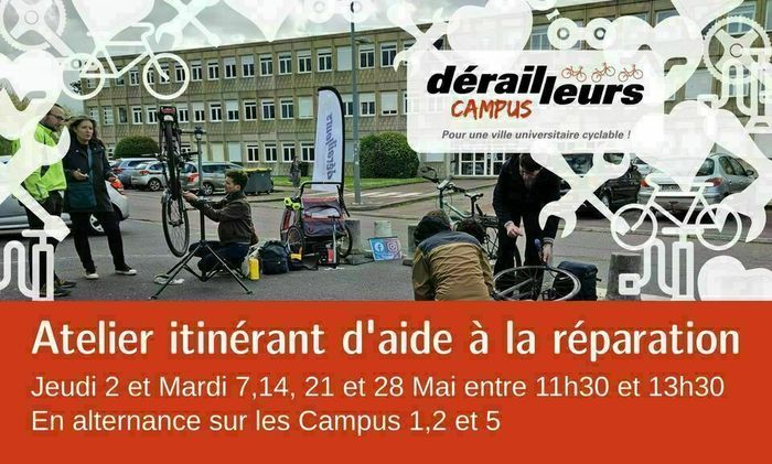 Dérailleurs Campus - Atelier itinérant d'aide à la réparation