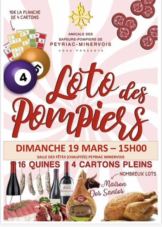 Loto des Sapeurs-Pompiers
